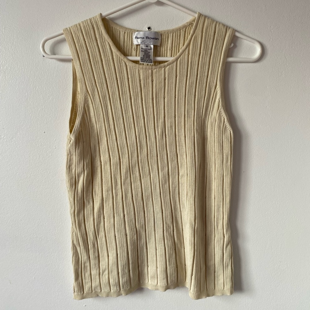 ⭐️2for$20⭐️ Yellow Pastel Sleeveless Top